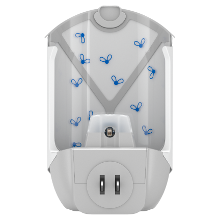 Zevo Trap Back With Trapped Flies